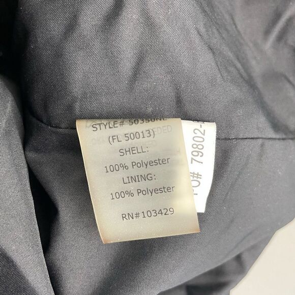 NWOT The Fillmore Black Cropped Full Zip Jacket Size M - Picture 7 of 7